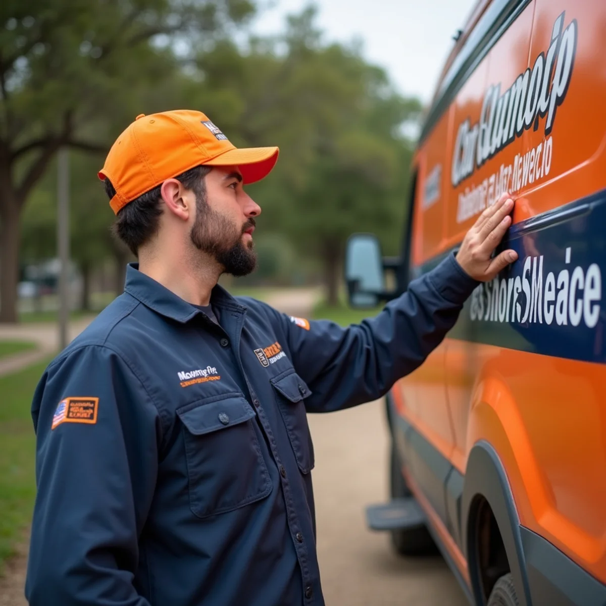McKinney Pro Plumbers technician servicing a horse-country acreage home near US 377 in Aubrey, TX