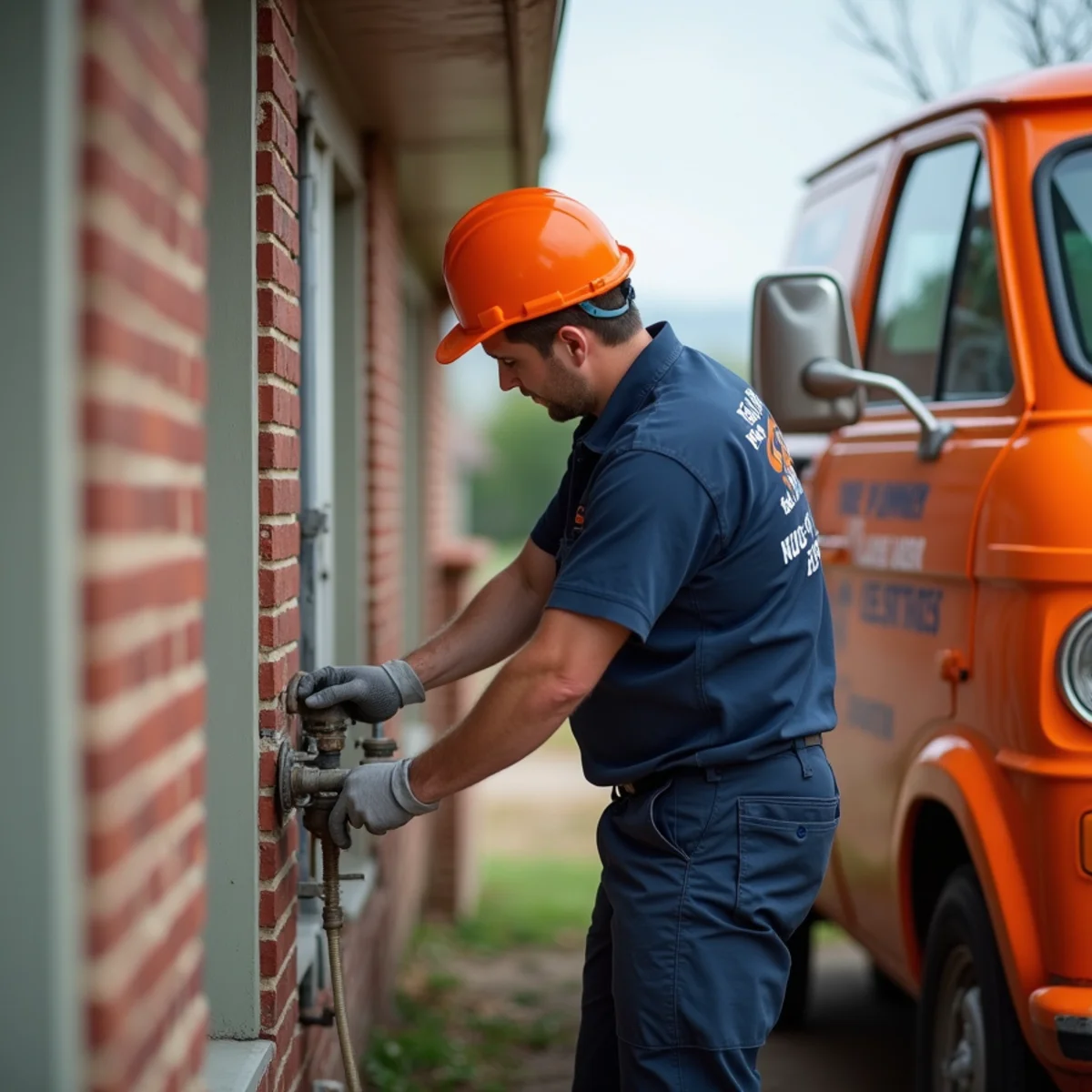 McKinney Pro Plumbers technician servicing a semi-rural home east of Allen in St. Paul, TX