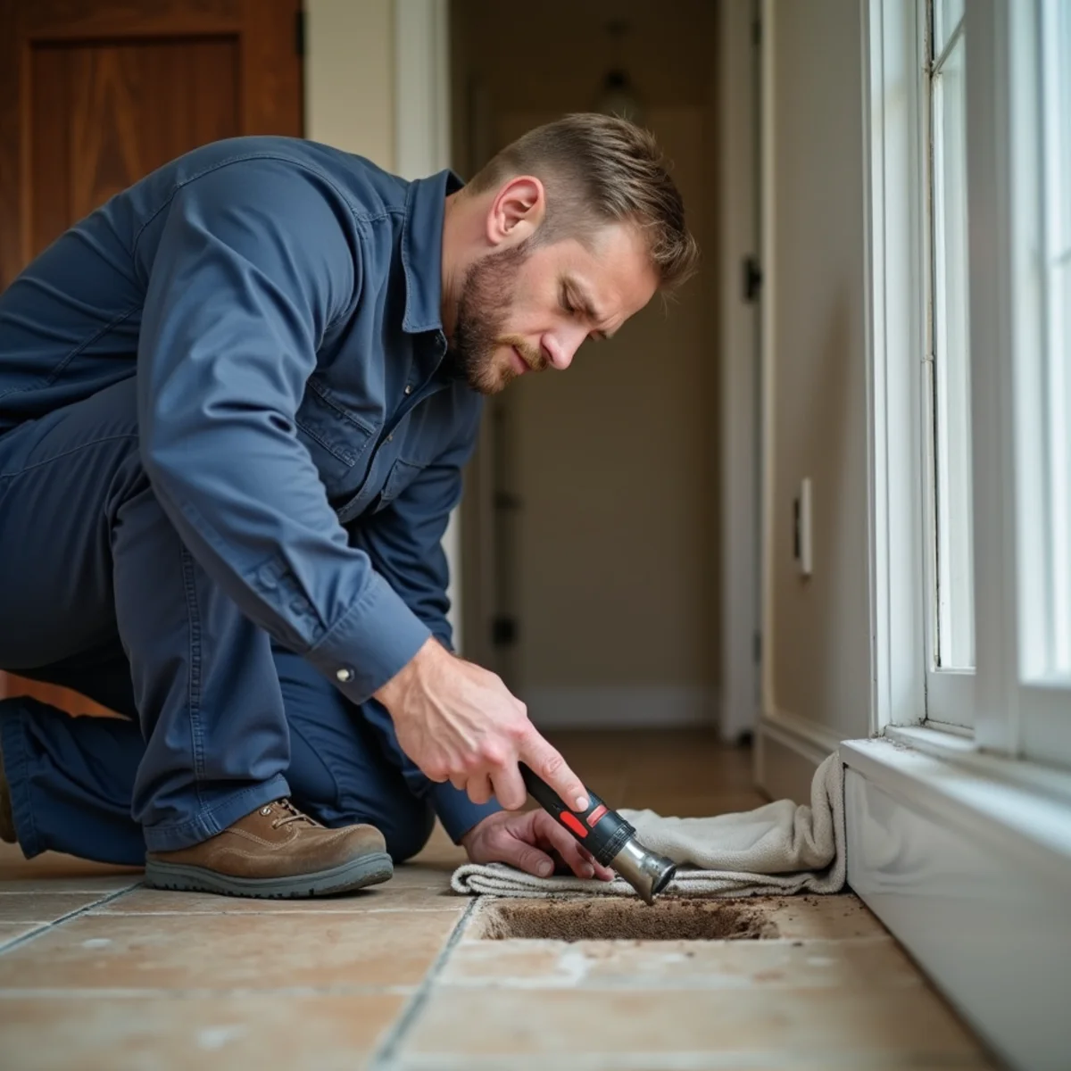 Slab Leak Repair service by a licensed plumber in a McKinney, TX home