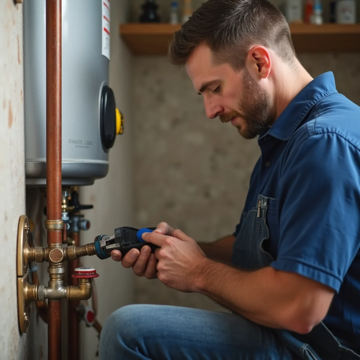 Water Heaters service by a licensed plumber in a McKinney, TX home